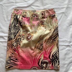 Harve Benard A Line skirt front slit pockets 10P